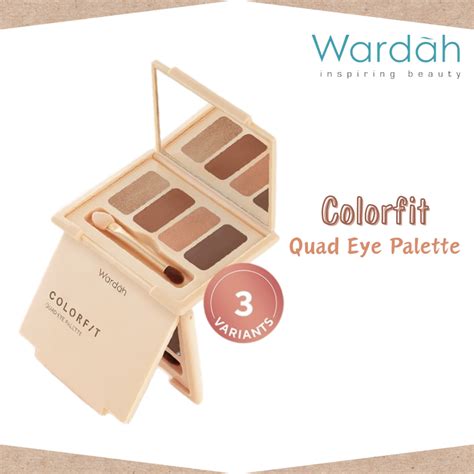 Jual Wardah Colorfit Quad Eye Palette Eyeshadow 4in1 Shopee Indonesia