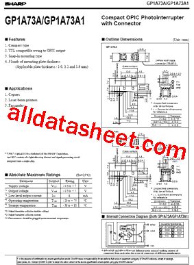 GP1A73 Datasheet PDF Sharp Electrionic Components