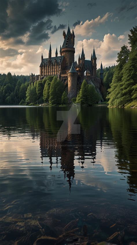 Gorgeous Hogwarts Lake Wallpaper 4k Hd By Rebelyelliexportrait On