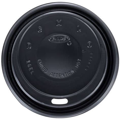 DART For Oz Oz Oz Oz Oz Cup Capacity Black Disposable Hot Cup Lid UC