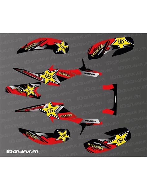 Kit décoration Rockstar Edition Rouge IDgrafix Polaris 500 Sc