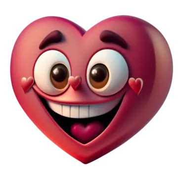 Smiling Heart Emoji PNG Transparent Images Free Download | Vector Files ...