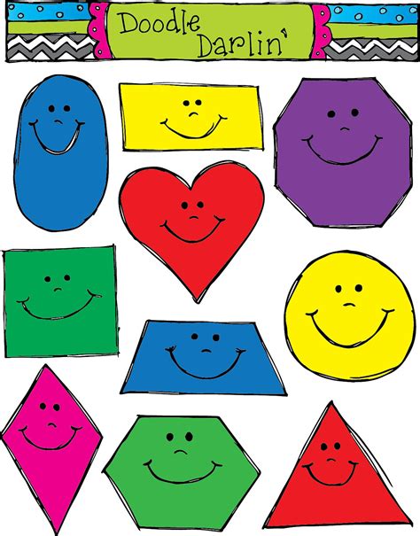 shapes printables clipart  riset