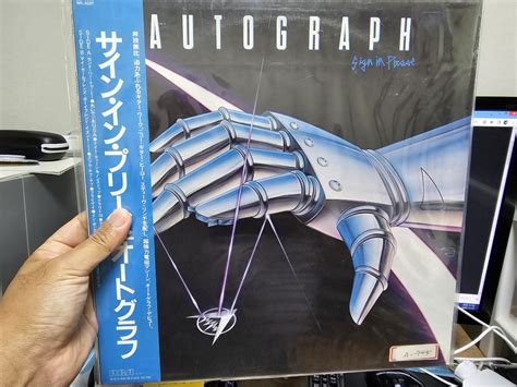 Autograph - Sign in Please Vinyl Photo | Metal Kingdom