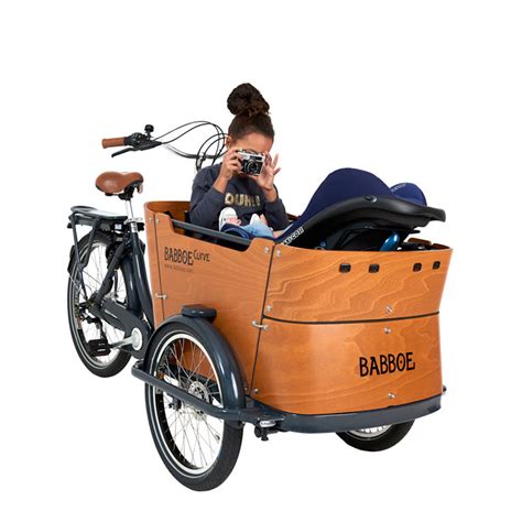 Elektrisches Babboe Curve E Lastenfahrrad Transportbox F R Kinder