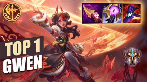 [wild Rift] Gwen Top 1 S8 Rush Challenger Ranked Game Build Youtube