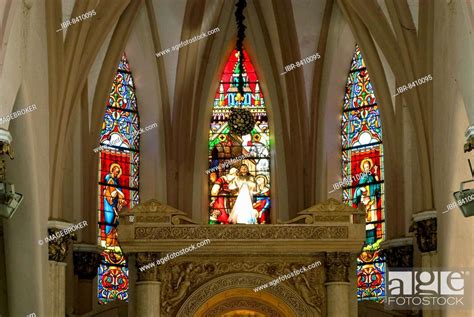 Interior St Mary S Basilica In Shivajinagar Was Built By Abbe Dubois