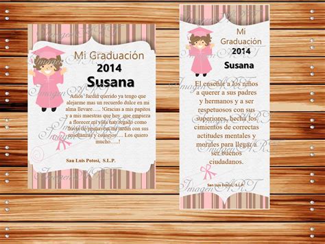 Kit Para Imprimir De Graduación Invitación Separador 95 00 en