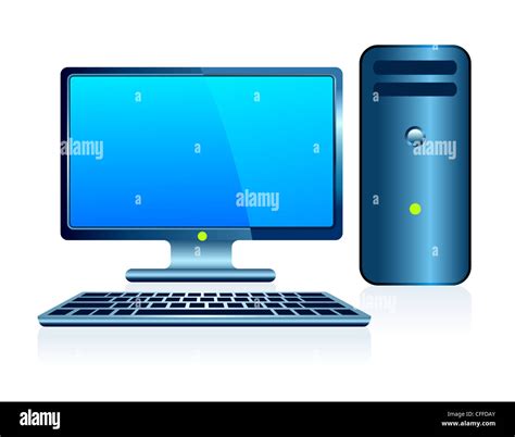 desktop tower computer technology electronics stock photo alamy