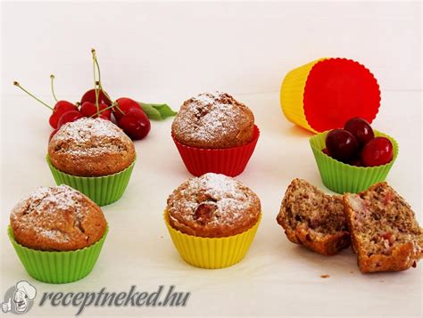 Csereszny S Di S Muffin Recept Kgizi Konyh J B L Receptneked Hu