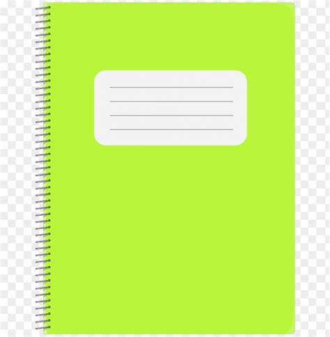 Download Spiral Green Notebook Png Clipart Png Photo Toppng