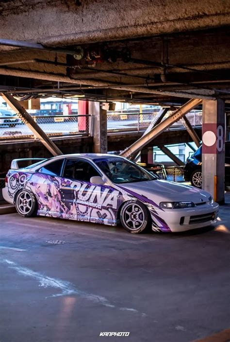 Honda Integra Type R Anime Itasha Wrap Gag