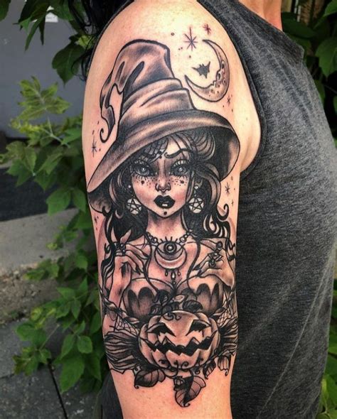 20 Best Halloween Inspired Tattoos Designs Halloween Tattoos Spooky