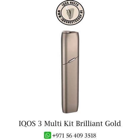 Iqos Multi Kit Brilliant Gold Buy In Uae Heets Shop Iqos Heets Shop