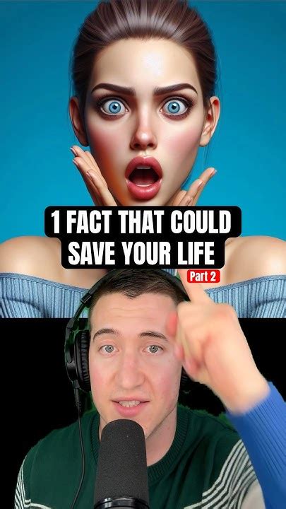 1 Fact That Could Save Your Life Pt 2 🚑 Savelife Facts Survival