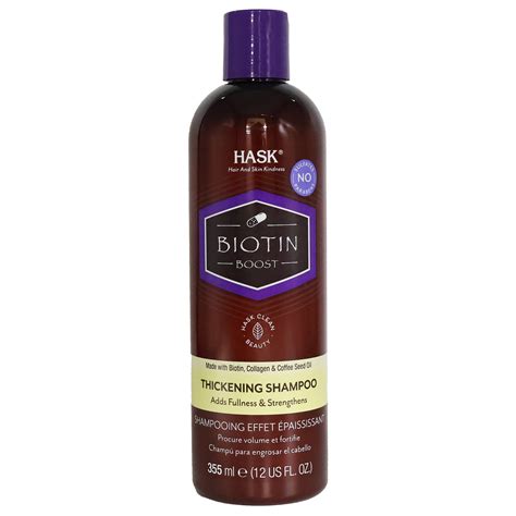 Hask Biotin Boost Thickening Shampoo, 12 Oz. - Walmart.com