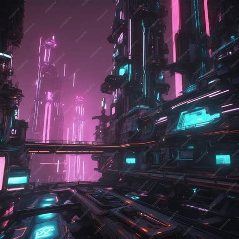 Premium AI Image | cyberpunk style futuristic city 271