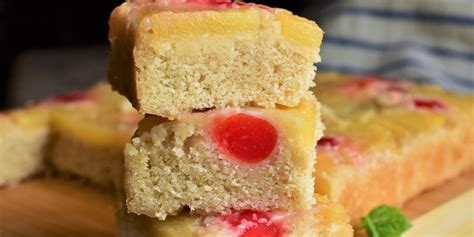 Pineapple Upside Down Bars Recipe