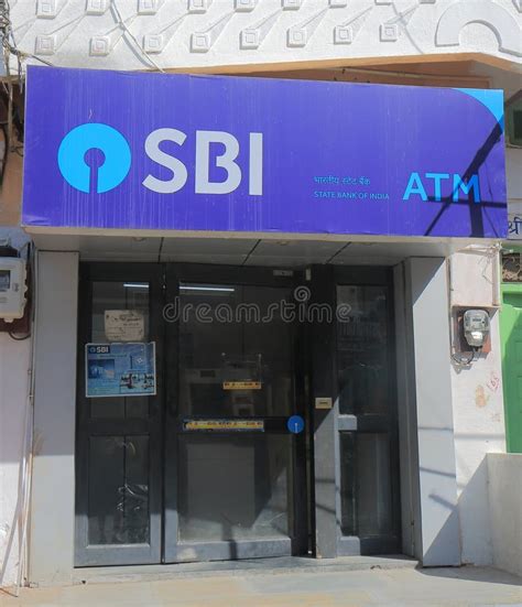 State Bank of India ATM editorial stock image. Image of building ...