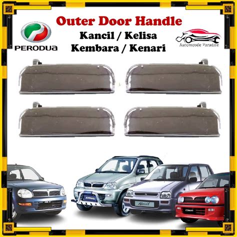 Perodua Kembara Kancil Kelisa Kenari Chrome Outer Door Handle