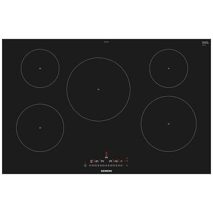 Siemens EH801FVB1E IQ 100 80cm Flush Fit 5 Zone Induction Hob BLACK