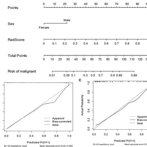 The Roc Curves Of The Radiomics Signature Radiomics Nomogram Senior