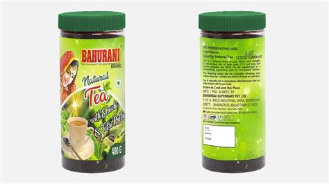 Bahurani Natural Tea With Elaichi And Tulsi Patta Packaging Size 400gm At Rs 140box In Alwar