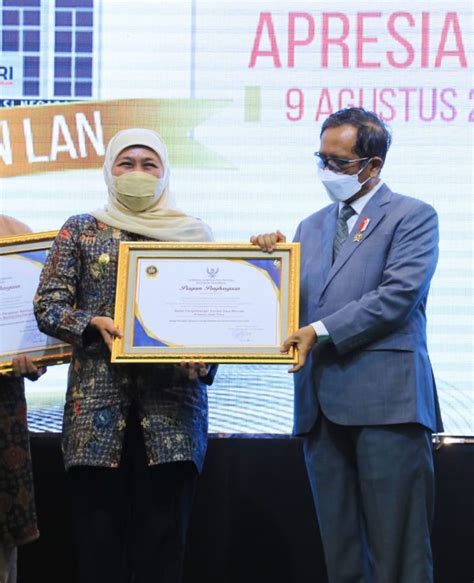 Pemprov Jatim Borong Penghargaan Di Lan Ri Award Nawacita