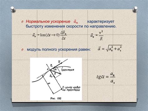 Презентация на тему: OУскорение, или мгновенное ускорение равно пределу ...