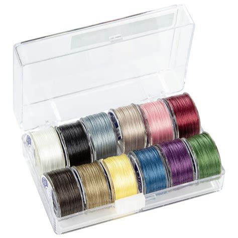 Buy Toho One-G Beading Thread 12-Pack with Case 12-Color Assortment ...