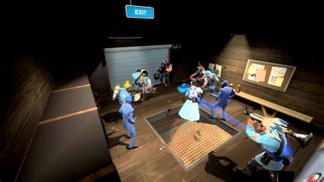 Team Fortress 2 Blu Team Stuck In Spawn At Plupward Youtube