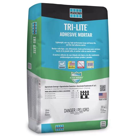 Laticrete White Tri-Lite | Floor and Decor