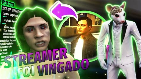 STREAMER TENTOU ME HUMILHAR E FOI VINGADO AO VIVO MOD MENU No GTA