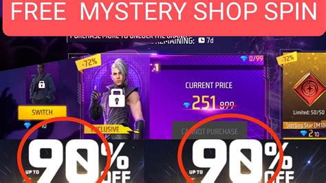 Free Fire New Event Mystery Shop Spin Free New Bandle Emote Youtube