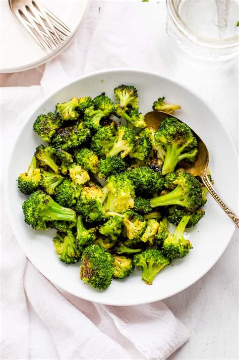 20 Minute Roasted Frozen Broccoli The Natural Nurturer