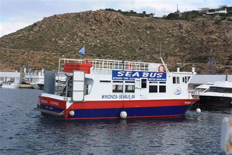 Mit Dem Sea Bus Zum Alten Hafen Mykonos Auf Eigene Faust