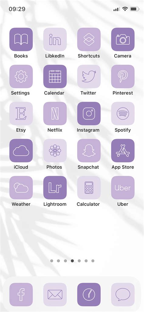 Lavender App Icons Purple Icons Iphone App Covers Purple Etsy Polska