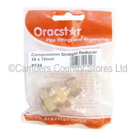 Oracstar Compression Straight Reducer 15mm X 10mm Cambers Country Store