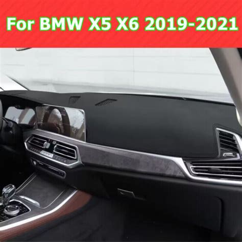 For BMW X5 X6 2019 2022 Leather Car Dashboard Cover Dash Protector Mat