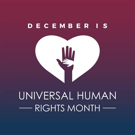 Premium Vector Human Rights Day Is Observed By The International