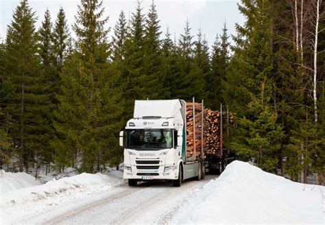 SCA Y Scania Ponen En Marcha El Primer Camión Maderero Eléctrico Del