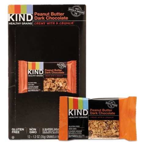 Kind Healthy Grains Bar Peanut Butter Dark Chocolate Oz Box