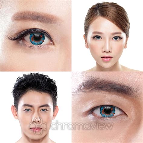 Crystal Blue Contact Lenses, 30 Day | Chromaview Wholesale UK