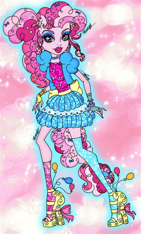 Pinkie Pie In Monster High Mlpmh By Cattyartxx On Deviantart