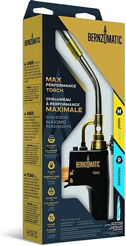 Профессиональная Горелка газовая BernzOmatic TS8000 на МАПП-Газе США ...
