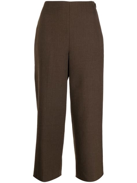 Vince Cropped Wide Leg Trousers Farfetch