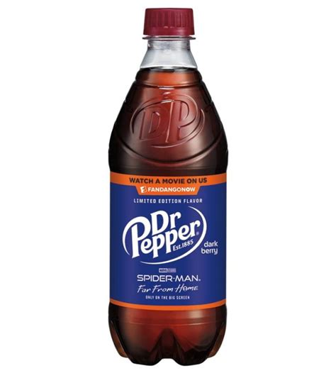 Dr Pepper’s dark berry flavor gives the classic soda a fruity twist ...