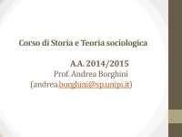 Storia Teoria Sociologica Docsity