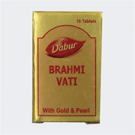 Brahmi Bati Gold 10Tabs Dabur AyurCentral Online