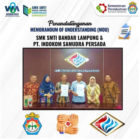 Penandatanganan Mou Smti Bandar Lampung Dan Mitra Industri Smk Smti